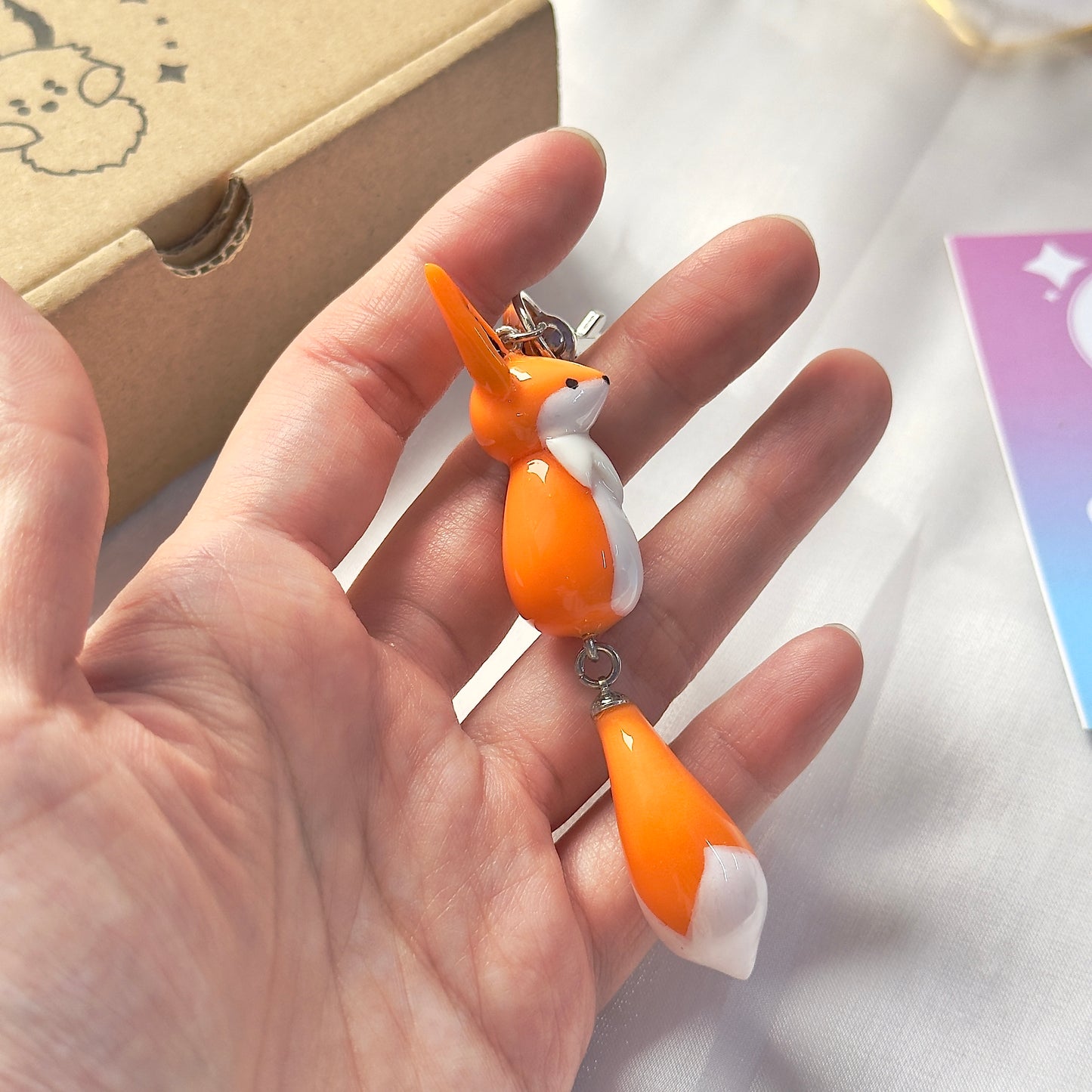 (Pre-order) ORIGINAL ORANGE FOX KEYCHAIN / PHONE CHARM