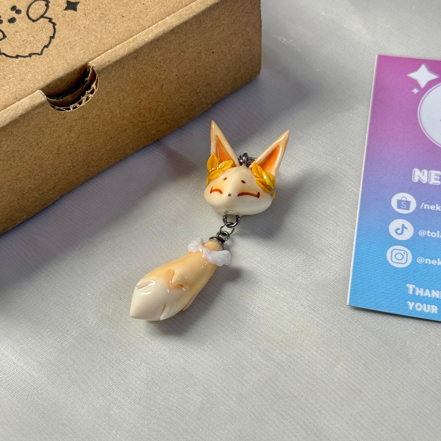 (Pre-Order) CUPID FOX KEYCHAIN / PHONE CHARM