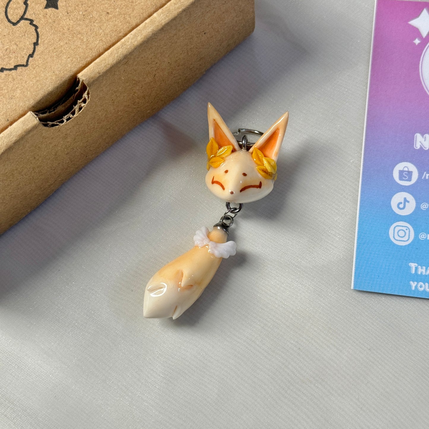 (Pre-Order) CUPID FOX KEYCHAIN / PHONE CHARM