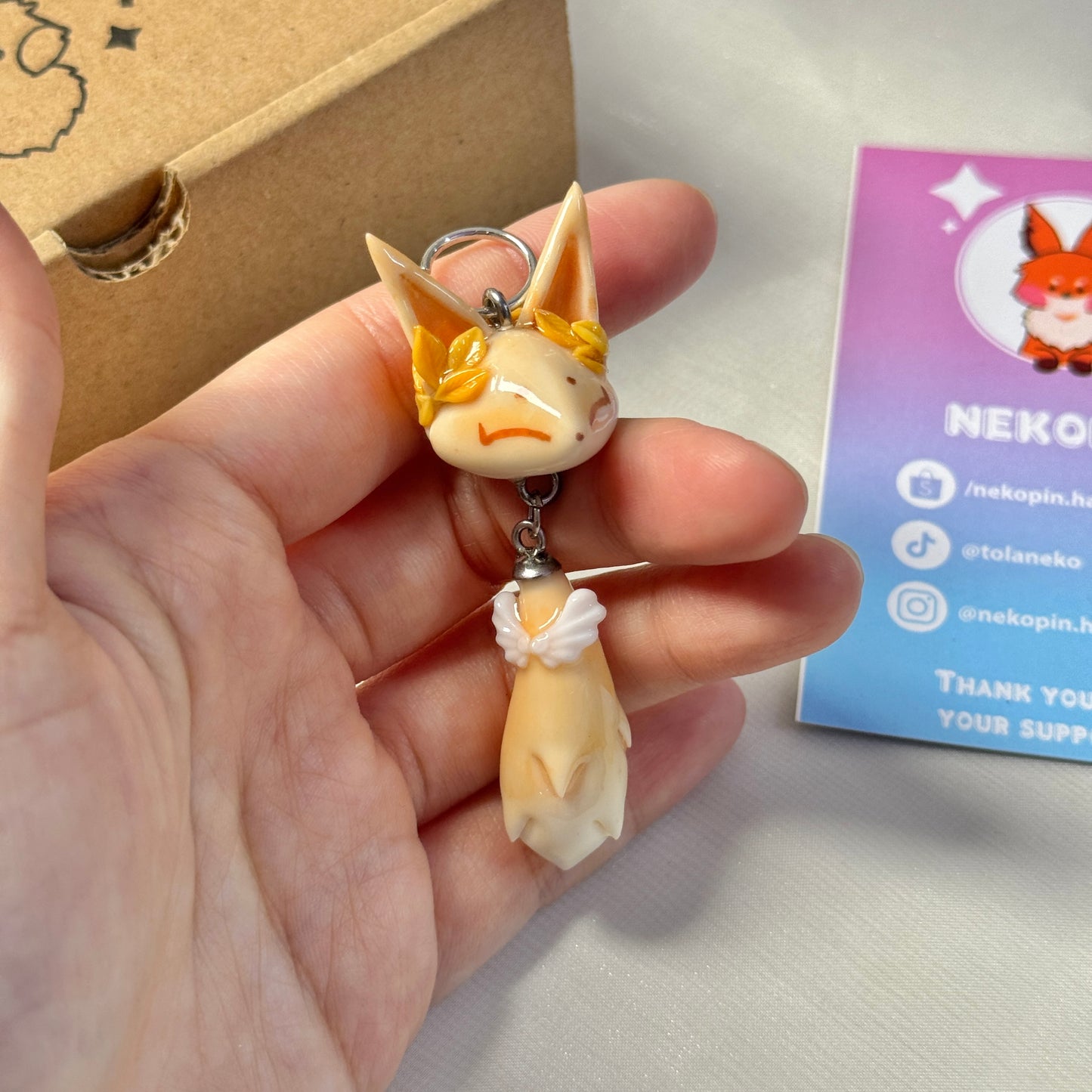 (Pre-Order) CUPID FOX KEYCHAIN / PHONE CHARM