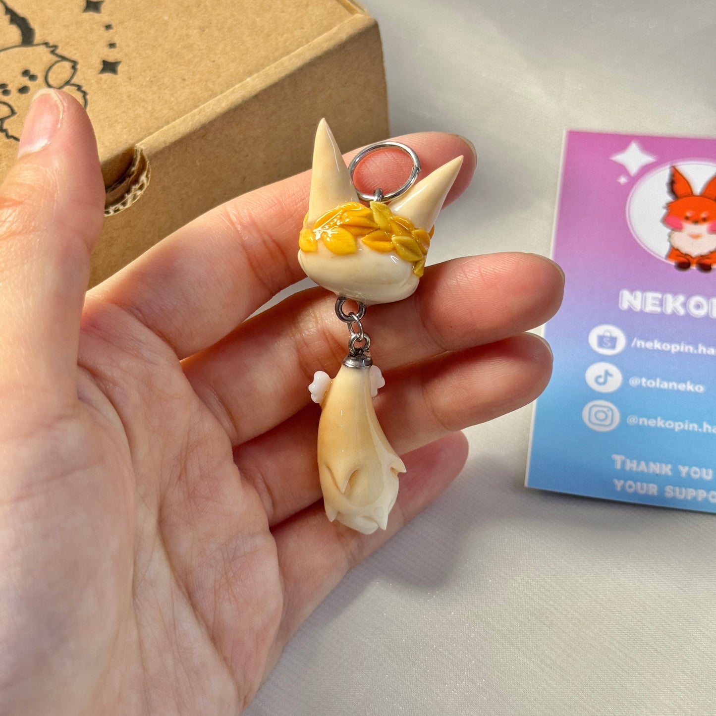 (Pre-Order) CUPID FOX KEYCHAIN / PHONE CHARM