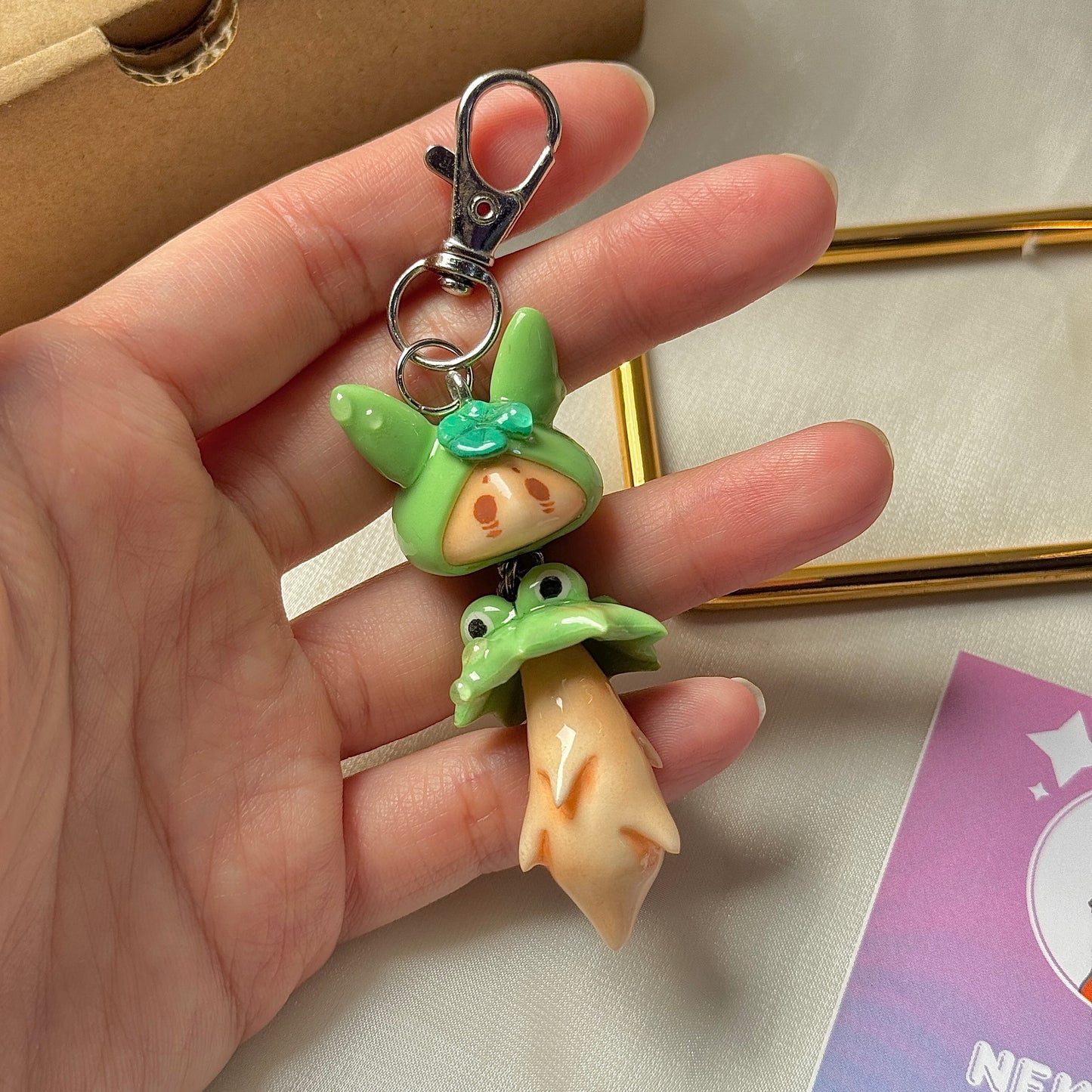 (Pre-Order) FROG & DUCK THE FOX KEYCHAIN / PHONE CHARM