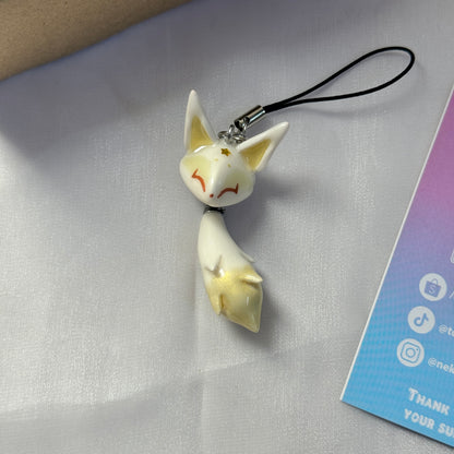 (Pre-order) DAY & NIGHT FOX KEYCHAIN / PHONE CHARM