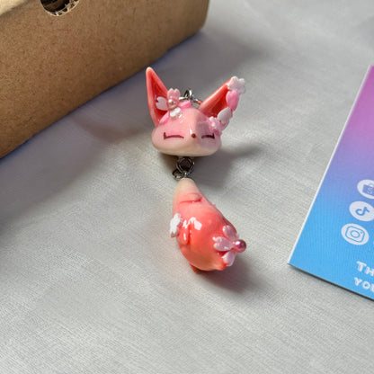 (Pre-order) SAKURA FOX KEYCHAIN / PHONE CHARM
