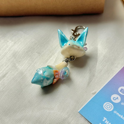 (Pre-Order) REFRESHING WAVES FOX KEYCHAIN / PHONE CHARM