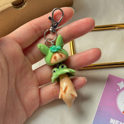 (Pre-Order) FROG & DUCK THE FOX KEYCHAIN / PHONE CHARM