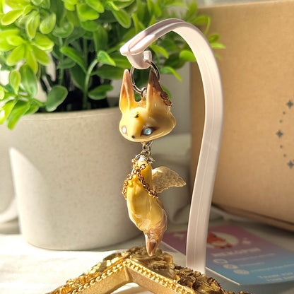 (Pre-Order) SERAPHIC WOLF KEYCHAIN / PHONE CHARM