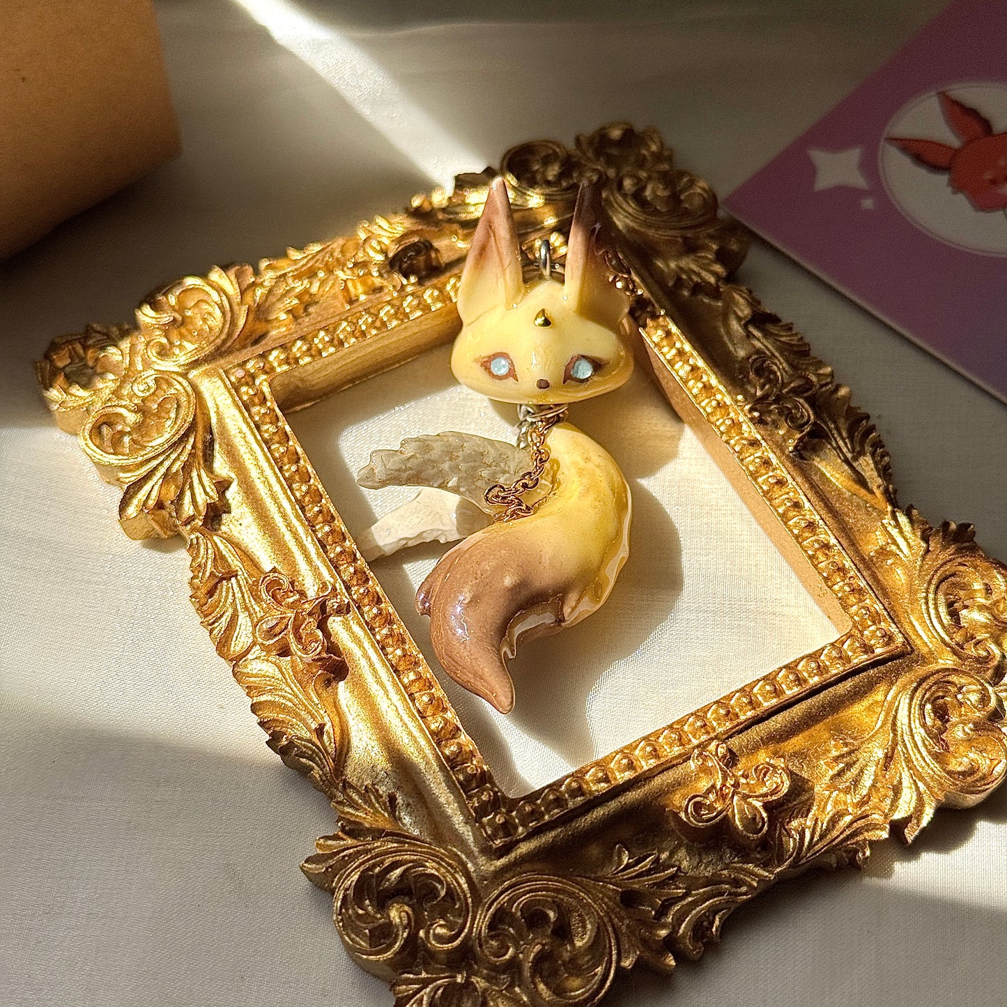 (Pre-Order) SERAPHIC WOLF KEYCHAIN / PHONE CHARM